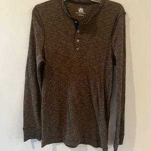 NWOT Men’s Henley Dark Green